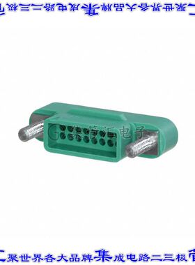 G125-3241696M2 矩形连接器外壳16POS插头2排1.25mm公形引脚绿色