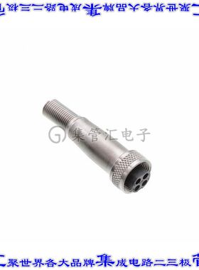 SL404FX 圆形连接器4POS插头母插口焊接孔眼银自由悬挂