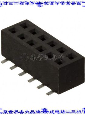 M22-6340642 针座连接器12POS插座2排2mm母形插口表贴SMD镀金