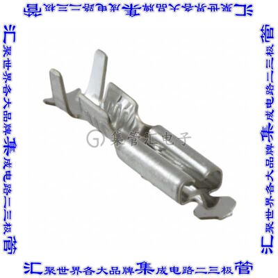 160684-4 快速连接器端子母头2.79mm压接17-20AWG