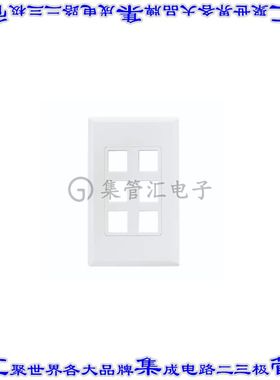 FPDS6-W 接插件连接器SCREWLESS DECORA 6 PORT FACEPLAT