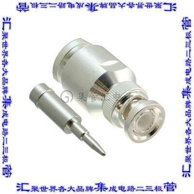 1-1478400-0 同轴连接器BNC插头公引脚焊接50欧姆自由悬挂