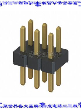 M22-2020305 针座连接器6POS可切割2排2mm公形插针通孔直针镀金