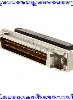 749878-7 连接器68POS插头公引脚2排D-TYPE型面板安装