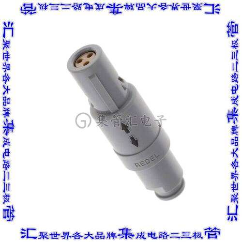 PAH.N0.3GL.LC65GZ 圆形连接器3(电源)插头母插口焊杯镀金自由悬