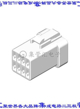 CPB208SDR00 矩形连接器外壳8POS插座2排2mm母形插口天然色自由悬