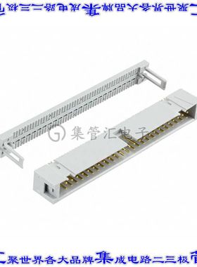 61205025821 矩形连接器50POS接头2排2.54mm公引脚灰色IDC镀金自