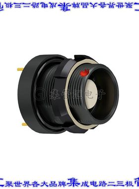 GC0WAM-P09UM00-000L 圆形连接器9(3+6电源)插座母插口焊接镀金面