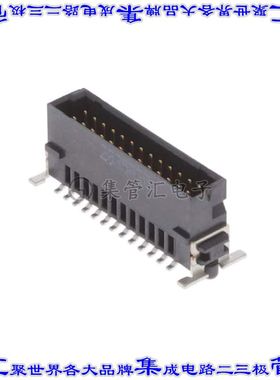 244855-E 针座连接器26POS接头2排1.27mm公形插针表贴SMD镀金