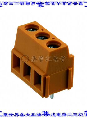 1716090000 线对板连接器3POS接线端子5.08mm通孔水平带板
