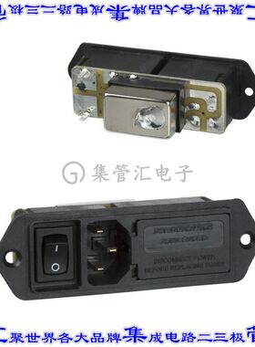 5EFM1S 电源接入连接器3POS插座公插片模块IEC320-C14面板安装法