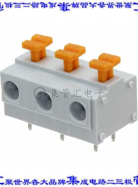 691411410003 线对板连接器3POS接线端子7.62mm通孔水平带板