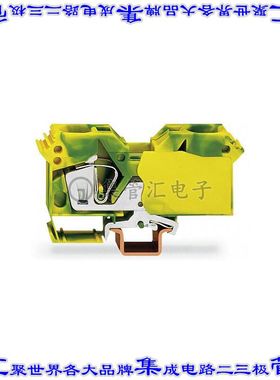 285-607 端子块连接器2POS接地地面16.0mm绿色黄色2-8AWG