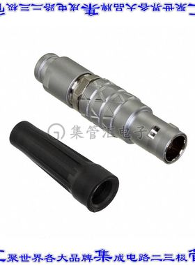 FLBC-08FGMS-GCP-211 圆形连接器8POS插头公引脚焊杯镀金自由悬挂