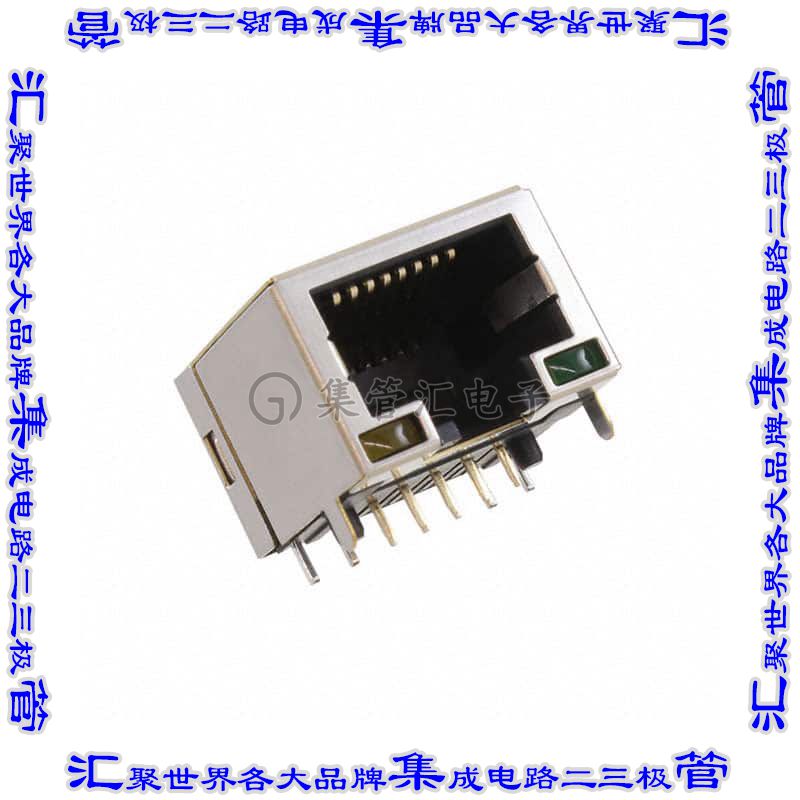 MTJ-88AAX1-FSV-LG 接插件连接器RJ45 MODULAR JACK, SHIELDED, D