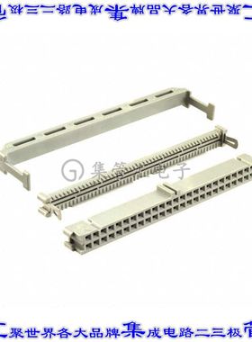 3425-7650 矩形连接器50POS插座2排2.54mm母插口灰色IDC镀金自由