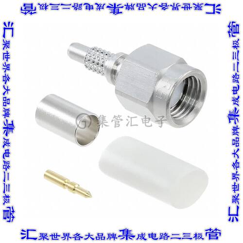 HRM-200-2S-C(40) 同轴连接器SMA插头公引脚焊接50欧姆自由悬挂