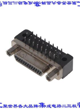 MDM-25PCBRM7-A174 连接器25POS插头公引脚2排D-TYPE型通孔直角