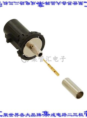 2FA1-NASP-C01-1 同轴连接器SMB插头公引脚压接50欧姆自由悬挂