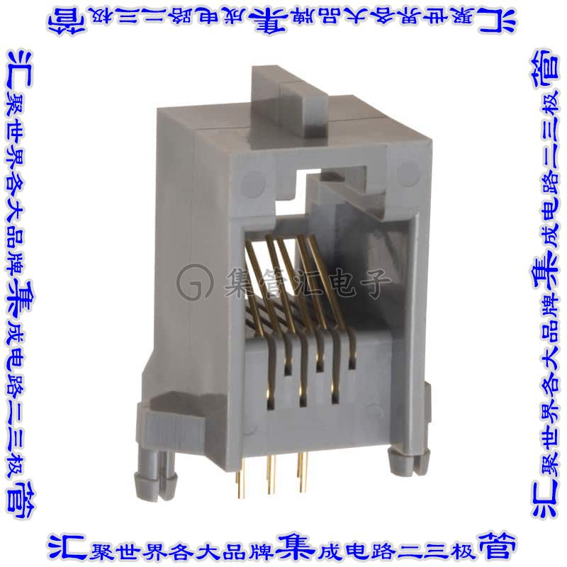 TM5RC-66(50) 接插件连接器CONN MOD JACK 6P6C R/A UNSHLD