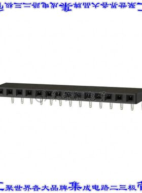 PPTC141LGBN-RC 针座连接器14POS插座2.54mm母形插口通孔直角锡