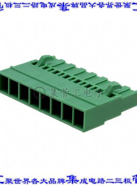1808874 端子块连接器8POS母插口插头体座5.08mm绿色自由悬挂