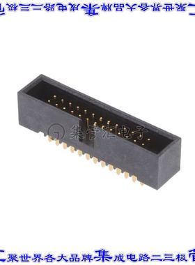 20021511-00026T4LF 针座连接器26POS接头2排1.27mm公形插针通孔