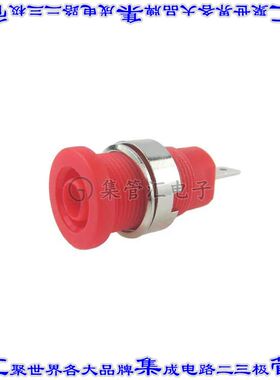 FCR73575R 接插件连接器4MM PANEL SKT S16N/4.8 RED WNW