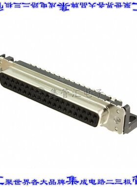 9664127601 09664127601连接器37POS插座母插口2排D-Sub通孔直角