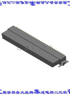 CBED202-3079B001C1AD 针座连接器60POS插座2排1.27mm母形插口表