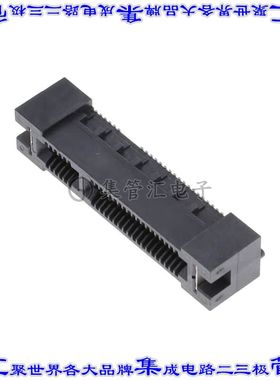 HSEC8-125-01-L-DV-A-L2 卡边缘连接器50POS母头2排0.8mm黑色镀金