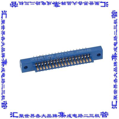 EBC18MMWD 卡边缘连接器36POS公头2排2.54mm蓝色镀金