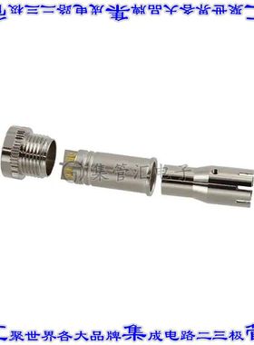 858-X08-10TRLS4 圆形连接器8POS插座公形引脚焊杯镀金自由悬挂