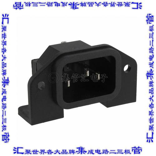 PX0580/PC/12132 电源接入连接器3POS插座公型片状插脚IEC320-C14