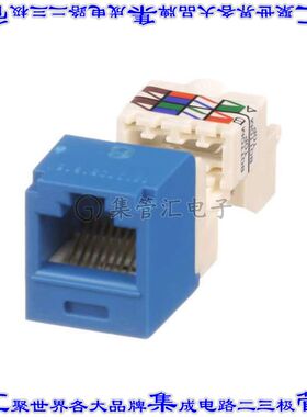 CJ688TPBU 接插件连接器CATEGORY 6, 8 POSITION, 8 WIRE U