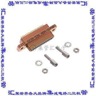 MDM 连接器31POS插头公引脚2排D TYPE型面板安装 31PSP