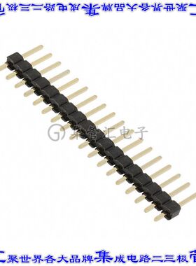 61301811121 针座连接器18POS接头2.54mm公形插针通孔直针镀金
