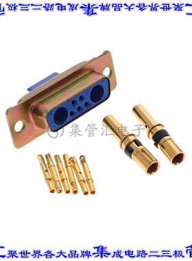 CBC7W2S110000 连接器7(5+2同轴或电源)插座母插口2排D-Sub组合式