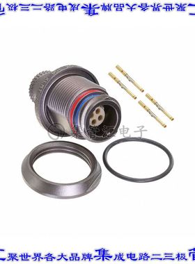 PEN.0M.304.XLMT 圆形连接器4POS插座母插口压接镀金面板安装