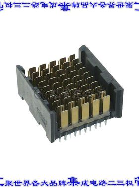 5120658-1 背板连接器100POS接头公引脚10排2.5mm通孔