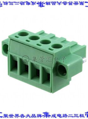 1919734 端子块连接器4POS插头母插口5mm绿色自由悬挂