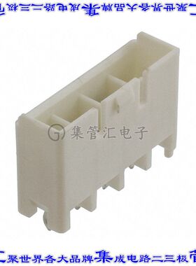 1376384-1 针座连接器4POS接头5mm公形插针通孔直针锡
