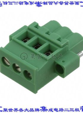 1834916 端子块连接器3POS插头母插口5.08mm绿色自由悬挂
