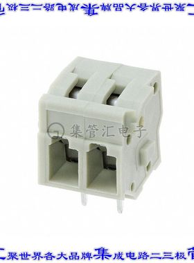 2834098-1 线对板连接器2POS接线端子5mm通孔水平带板