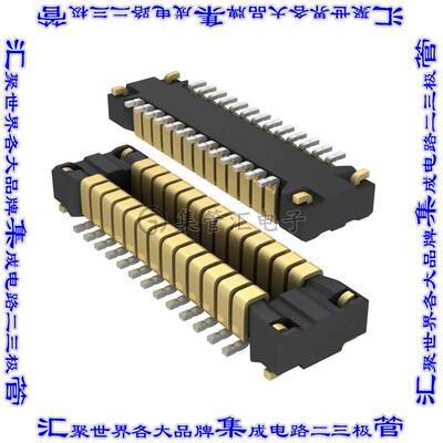AXT626124 板对板连接器26POS接头中央触点带2排0.4mm表贴SMD镀金