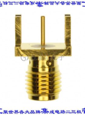 132255RP 同轴连接器RP-SMA插孔公引脚焊接50欧姆板边缘