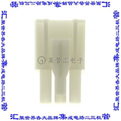 172168-1 矩形连接器外壳6POS插头2排4.14mm天然色自由悬挂