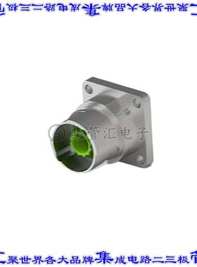 EEA001N00000001000 圆形连接器12POS插座外壳用于公插针银色面板