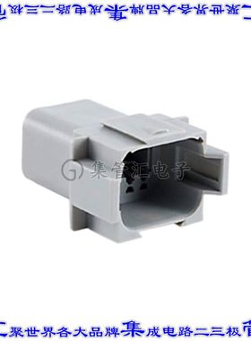 AT04-08PA-RD01 矩形连接器外壳8POS插座2排公形引脚灰色自由悬挂