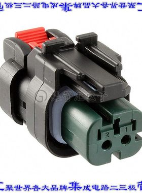 776522-4 矩形连接器外壳2POS插头4.5mm母形插口黑色自由悬挂